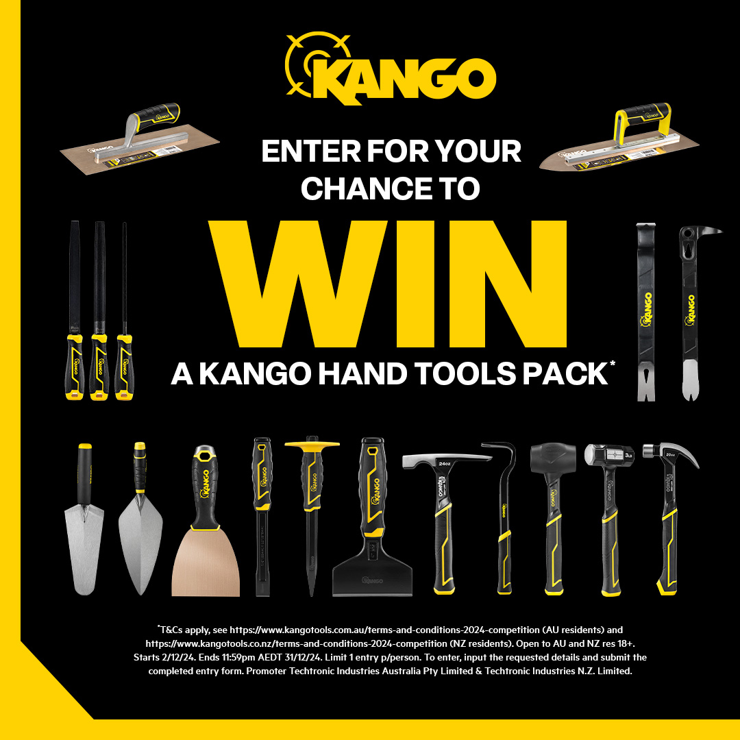 Enter for your chance to WIN a Kango Hand Tools Pack