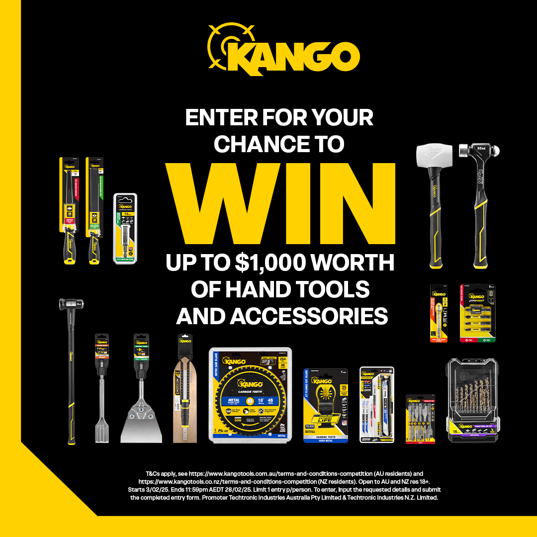 Enter for your chance to WIN up to $1,000 worth of Hand Tools and Accessories.